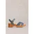 White Stuff Phoebe Low Clog Blue Multi