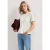 Street One Dames Shirt met ronde hals en volantdetail in Wit