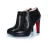 Christian Louboutin zwarte leren enkellaarsjes