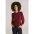 We Fashion T-shirt Burgundy Red