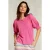 River Woods Fushia T-shirt 3/4 Sleeves With Smock Pink