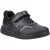 Hush Puppies Sutton Bungee Leren Zwarte Veterschoenen Voor Jongens