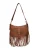 Anna Luchini Brown Rundleer Tas