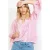 LOLALIZA gestreepte blouse roze