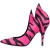 Moschino X The Flintstones™ Zebra Pumps Pink