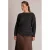 Yest Curve Plus Size gebreide trui – grijs