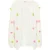Mymo Vest Blonda Dames Wol Wit Veelkleurig
