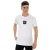 Calvin Klein slimfit T-shirt van biologisch katoen met logo voor heren,	wit
