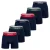 LACOSTE Boxershorts  groen / rood / zwart / wit