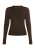 usha BLACK LABEL Trui ‘Nowles’  donkerbruin