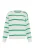 faina Trui  groen / wit