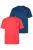 JP1880 Shirt  blauw / rood