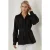 Linnen-Polyester Lange Mouwen Shirt met Riem