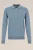 WE Fashion – Heren trui met rits – Regular fit – Grijsblauw – Katoen –