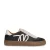 Manfield leren sneakers zwart