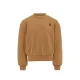 LOOXS 10sixteen sweater met backprint bruin met glitter
