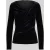 Lauren Ralph Lauren Slim fit pullover met gedrapeerde watervalhals