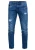 Jeansbroek “TORI” slim fit destroyed denim