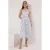 TRENDYOLMİLLA Dames Ecru Effen Midi Mouwloos Casual Skater Jurken