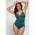 ten Cate Beach TC WOW voorgevormde tankini bikinitop met lurex donkergroen