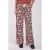 Didi wide leg regular waist gebloemde casual broek multi