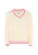 BLONDA Trui  pink / wolwit