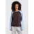 America Today longsleeve met print – lichtblauw/bruin