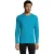 SOLS Heren Sport T-shirt met lange mouwen (Aqua)