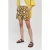 ZENGGI Cotton Printed Short Yellow