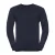 Russell Collection Heren Gebreid V Hals Sweatshirt (Franse marine)