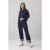 Summum Woman Boxy Denim Jkt Twill Comfort Denim Night Blue Denim