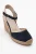 Sinta Suède Leren Platform Espadrille (Dames)
