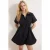 TRENDYOLMİLLA Dames Zwart Effen Kort / Mini Kort Casual Skater Jurken