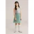 WE Fashion korte jurk met pailletten groen