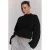 Refined Department top met cut-out en open rug – zwart