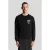 Lyle & Scott sweater met backprint zwart