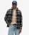 Superdry Mannen Wollen Geruit Overshirt met Fleece Voering Blauw