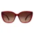 Ralph by Ralph Lauren RA5274 5800T5 transparant bordeaux lichtbruin gradiënt gepolariseerde zonnebril