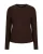 Red Button Top Fine Knit Srb5162 Trui Espresso