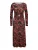 Dorothy Perkins Tall Jurk  roestbruin / zwart