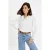 TRENDYOLMİLLA Dames Ecru Effen Lang Oversized Overhemden