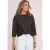 Shirt met 3/4-mouwen, bootneck en trekkoord