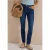 Cecil Dames Jeans met Mid Waist-taille en Straight Leg-pijpen in casual pasvorm in Blauw
