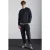 Oversized sweatshirt met geribde ronde hals
