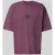 REVIEW Oversized T-shirt met geribde ronde hals