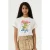 GARCIA Meisjes Print T-shirt Wit Korte mouw