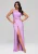 Ombre Avondjurk  purper