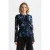 Scotch & Soda Printed Tied Front Woven Top Cosmic Sky Spaced Carbon