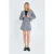 Hoge Taille Geruite Mini Rok met Rits
