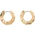 White Stuff Berrie Huggie Earring Gold Tone Metallic
